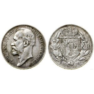 Liechtenstein, 1 krone, 1910, Bern
