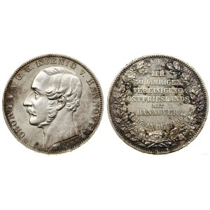 Niemcy, talar pamiątkowy, 1865 B, Hanower