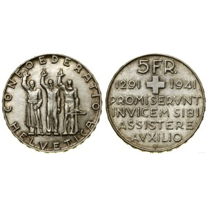 Switzerland, 5 francs, 1941, Bern