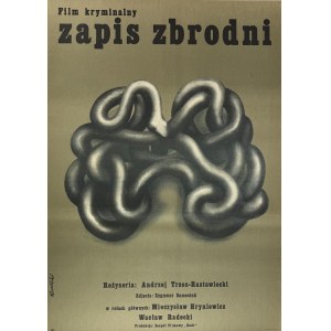RUMIŃSKI Tadeusz - Zapis zbrodni - 1974