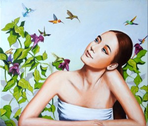 Piotr KLUCZEWSKI (ur. 1962), Anna i kolibry, 2026