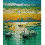 Tetiana RUSAKOVA (née en 1952), Coucher de soleil, 2026