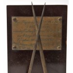 Plaque - Personal Award for the Development of Physical Culture and Tourism, Warsaw 1973 - Józef Panasiuk