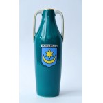 Vase featuring the coat of arms of the city of Tarnobrzeg — Krakow “Alma Mater” Days, Tarnobrzeg, April 1977 — ZPS Ćmielów