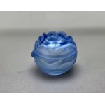 A small trinket box with a rose-shaped lid by S. Reich & Co. — 1930s