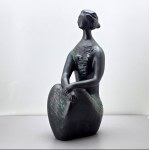 Jitka Forejtova - Ceramic figurine “Seated Woman” - Keramo Kostelec - 1960