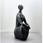 Jitka Forejtova - Ceramic figurine “Seated Woman” - Keramo Kostelec - 1960