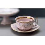 HC Hodov Pink Porcelain Coffee Set - 1960s