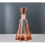 Art Deco - Crystal carafe made of Rosaline glass - 1930s