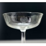 Patriotic crystal goblet featuring the eagle of the Republic of Poland, 1927–1935 [Second Polish Republic]