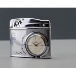 Collectible Buler lighter with a Swiss watch—Montres Buler II, mid-20th century.