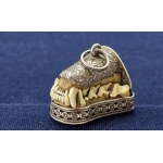 Antique silver hunting pendant—Bavarian Charivari—second half of the 19th century [ Hunting ]