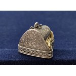 Antique silver hunting pendant—Bavarian Charivari—second half of the 19th century [ Hunting ]