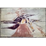 Tapestry—“The Awakening of the Bird”—ART PROTIS—designed by Emilie Hostašová—Brno, 1981