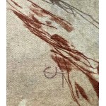 Gobelin- ''Przebudzenie Ptaka - ART PROTIS - proj. Emilie Hostašová - Brno 1981