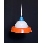 Designerska lampa wisząca w stylu Space Age - lata 70-te