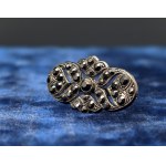 Subtle and elegant Czech jewelry by Jablonex - A brooch from the 1970s