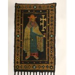 Cepelia - Hand-woven woolen sumak - “The Queen’s Knight” - 1980s
