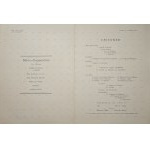 Original Menu / Food List for the M/S Batory, Tourist Class: At Sea Menu, July 22, 1954