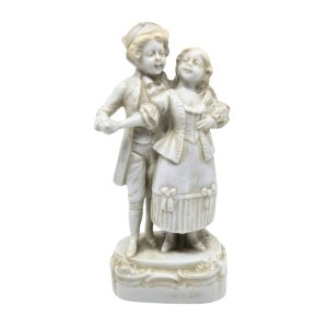 Porcelánová figúrka v rokokovom štýle, Kister (Nemecko)