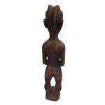 Statuette en bois représentant une femme, culture Baoulé, Côte d'Ivoire