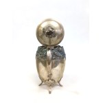 Silver-plated Art Nouveau set, ca. 1890.