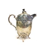 Silver-plated Art Nouveau set, ca. 1890.