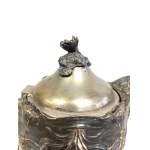 Silver-plated Art Nouveau set, ca. 1890.