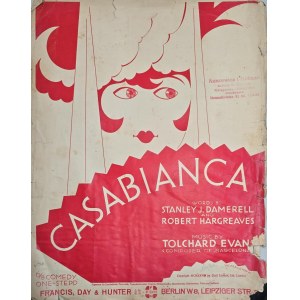 A set of sheet music from the film *Casabianca*, 1928