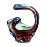Fancy Glass Bowl / Candy Basket — the Niagara series designed by Karel Zemek