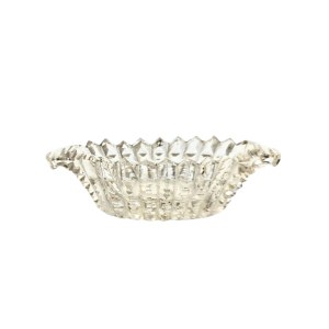 Salière / petit bol en verre datant de l'époque de la République populaire de Pologne