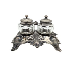 Vintage Silver-Plated Spice Set