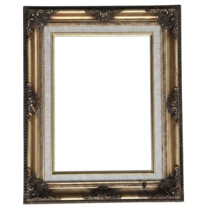 Gilded frame with a canvas mat, larger version