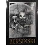 Brochure / invitation to Zdzisław Beksiński’s exhibition, Polish Institute, Paris, 1987 / Zdzisław Beksiński
