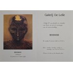 Invitation to the opening of the Beksiński exhibition at Galerij De Leile, Antwerp, 1989 / Zdzisław Beksiński