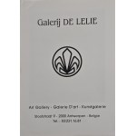 Invitation to the opening of the Beksiński exhibition at Galerij De Leile, Antwerp, 1989 / Zdzisław Beksiński