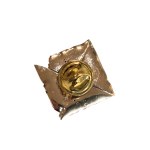 Gold-plated pin: Zdzisław Beksiński