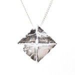 "The Last Painting" Necklace by Zdzisław Beksiński (white palladium) / Zdzisław Beksiński