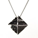 Necklace: Zdzisław Beksiński’s Last Painting (black ruthenium) / Zdzisław Beksiński