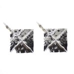 Earrings: Zdzisław Beksiński’s Last Painting (Black Ruthenium) / Zdzisław Beksiński