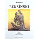 Poster from the exhibition *Hommage à Beksinski*, Valmay Gallery, Paris, 1985
