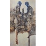 Sticker featuring a picture by Zdzisław Beksiński