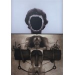 Flyer for the Zdzisław Beksiński exhibition in Warsaw, designed by Piotr Dmochowski, 2011 / Zdzisław Beksiński