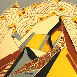 Elżbieta BOUKOURBANE (ur. 1958), Górski plaster miodu, 2021