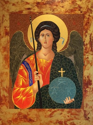 Aleksandra RUSAKOVA (ur. 1986), Ikona. Archanioł Michał, 2026