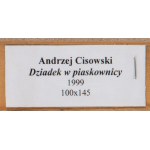 Andrzej Cisowski (1962 Białystok - 2020 Targowo), Dziadek w piaskownicy, 1999