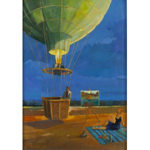 Artur Kolba (b. 1967), Night Flight, 2014