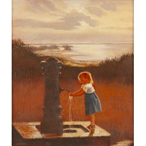Ryszard Patzer (b. 1941), Girl by the Well