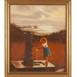 Ryszard Patzer (b. 1941), Girl by the Well