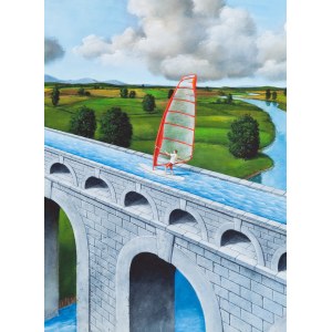 Rafał Olbiński (b. 1943, Kielce), The Rational Desire for Fame